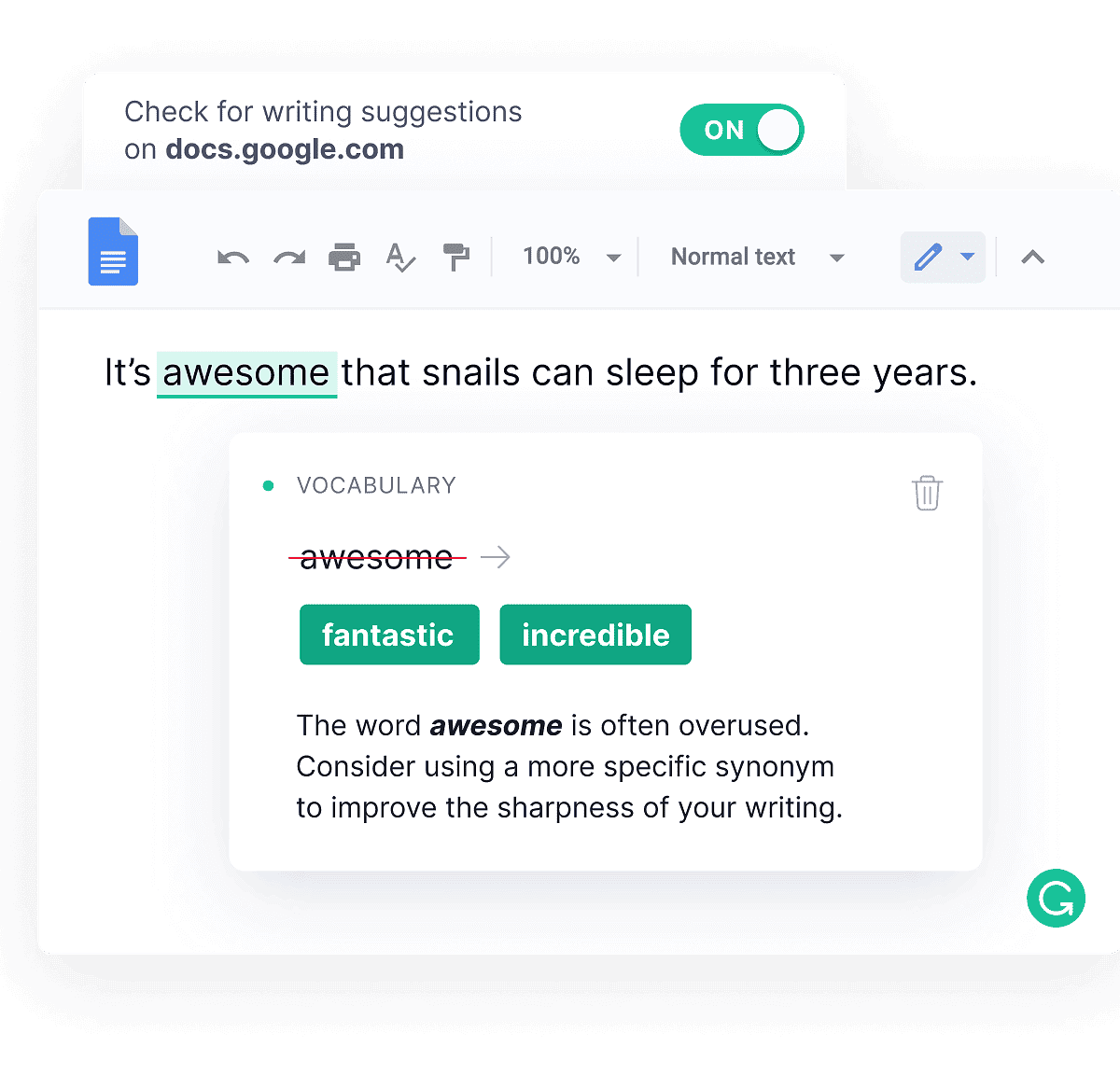 Grammarly for students