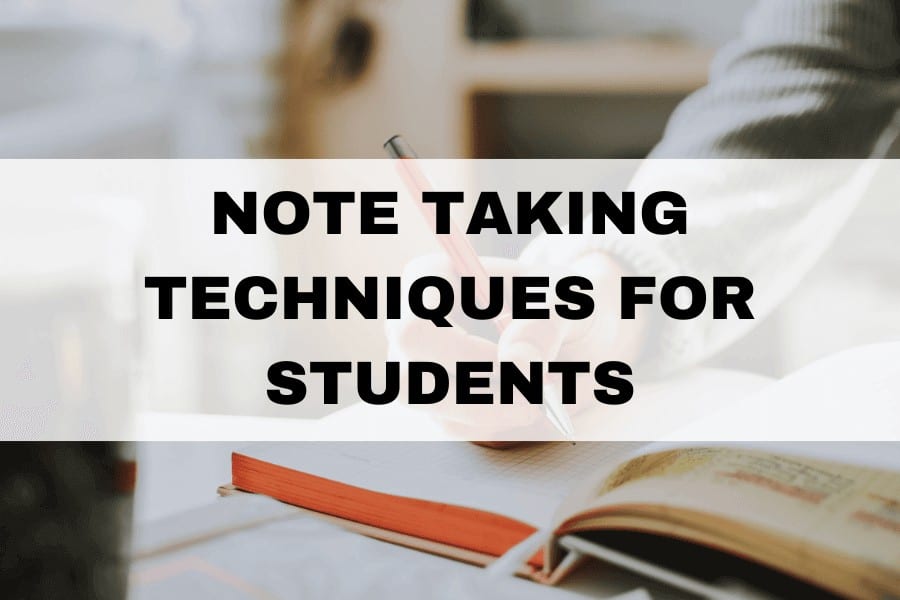 note taking techniques for students