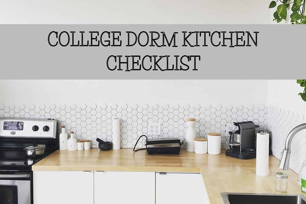 college dorm kitchen countertop