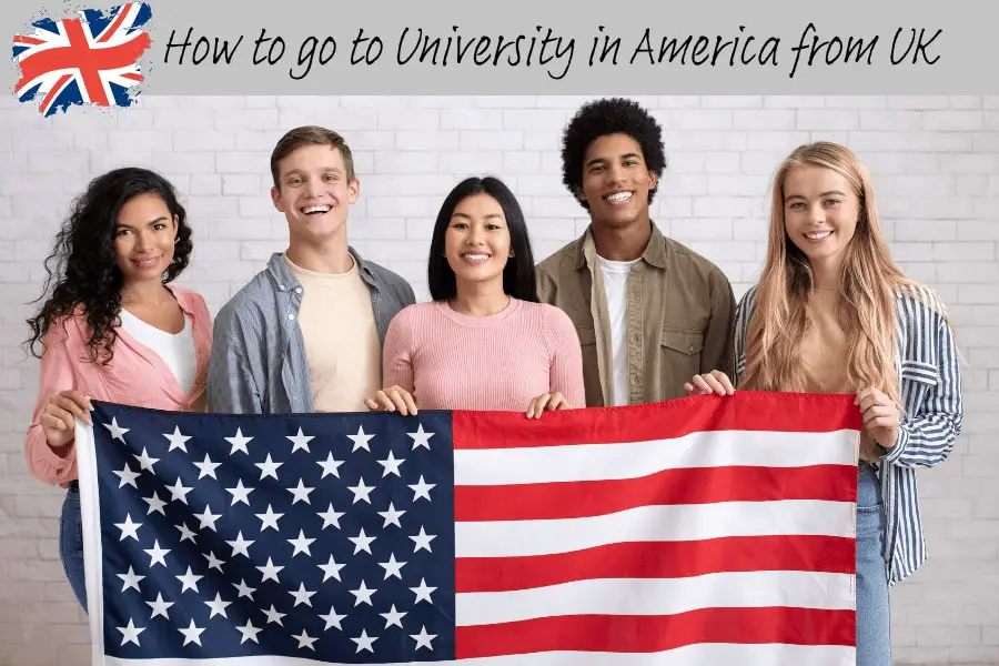 students holding the american flag