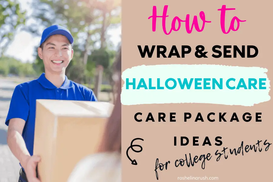 how to wrap and send halloween care package to college students