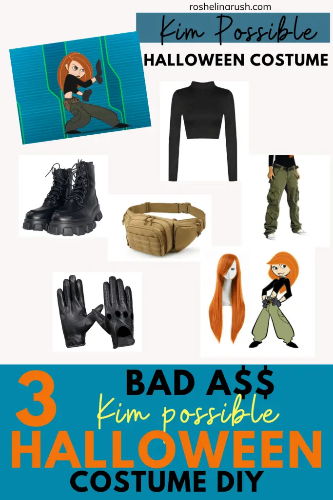 3 Easy Kim Possible Halloween Costume [A DIY Guide] | Roshel In A Rush