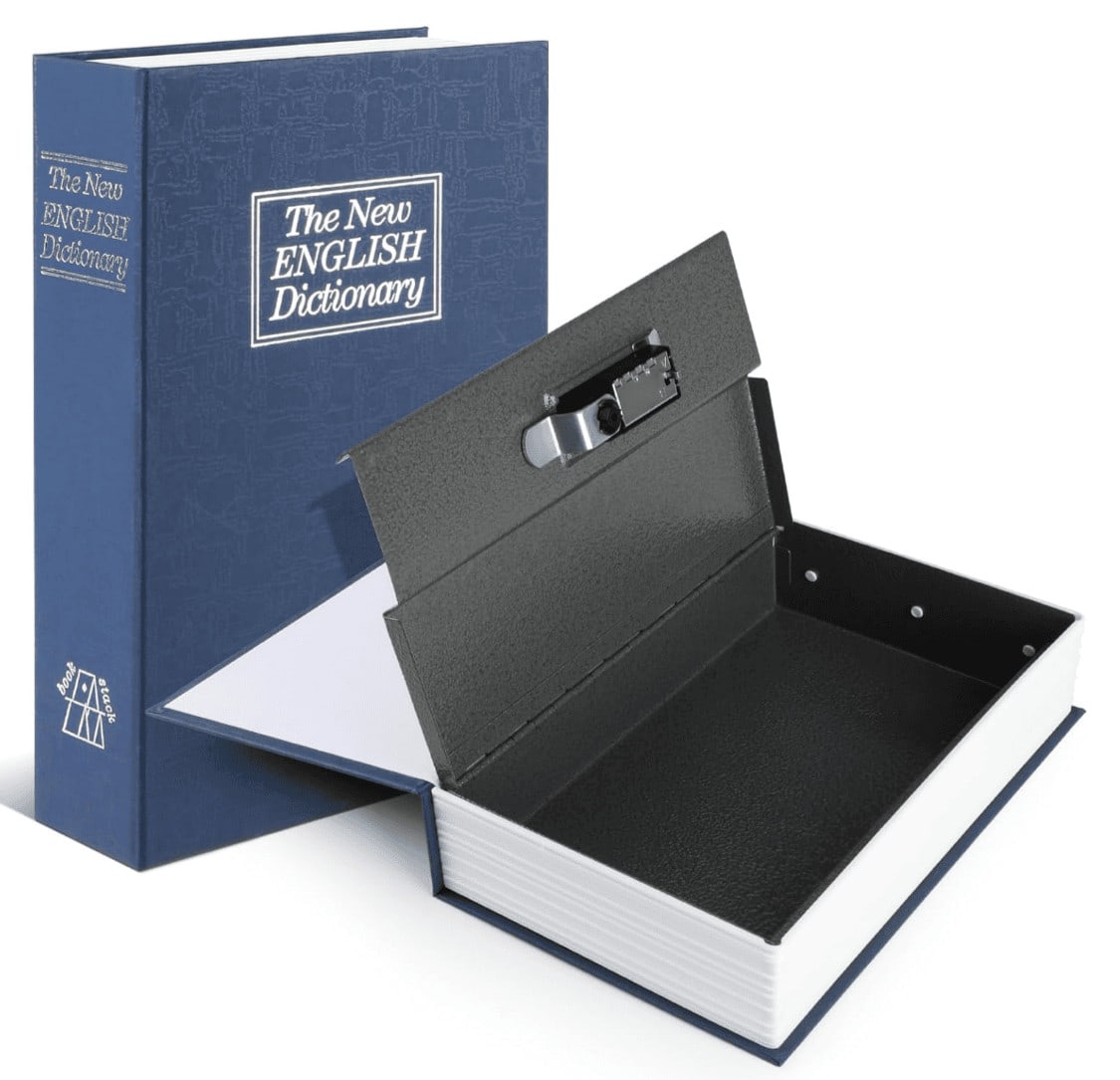 Tahoe Trails Diversion Book Safe with Combination Lock