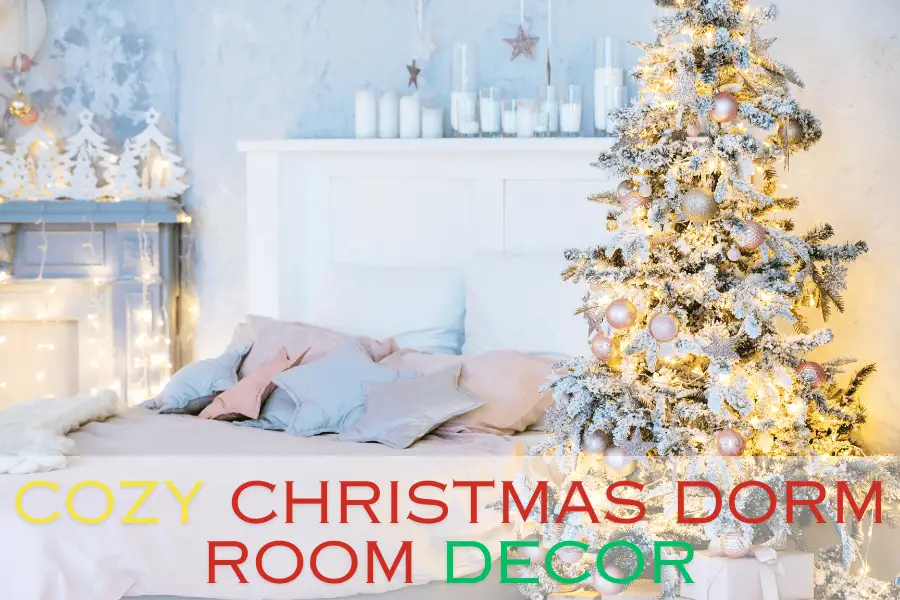 cozy christmas dorm room decorations