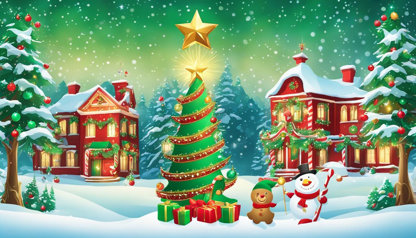 Christmas Tree Facebook Cover Small Gift Box Presents