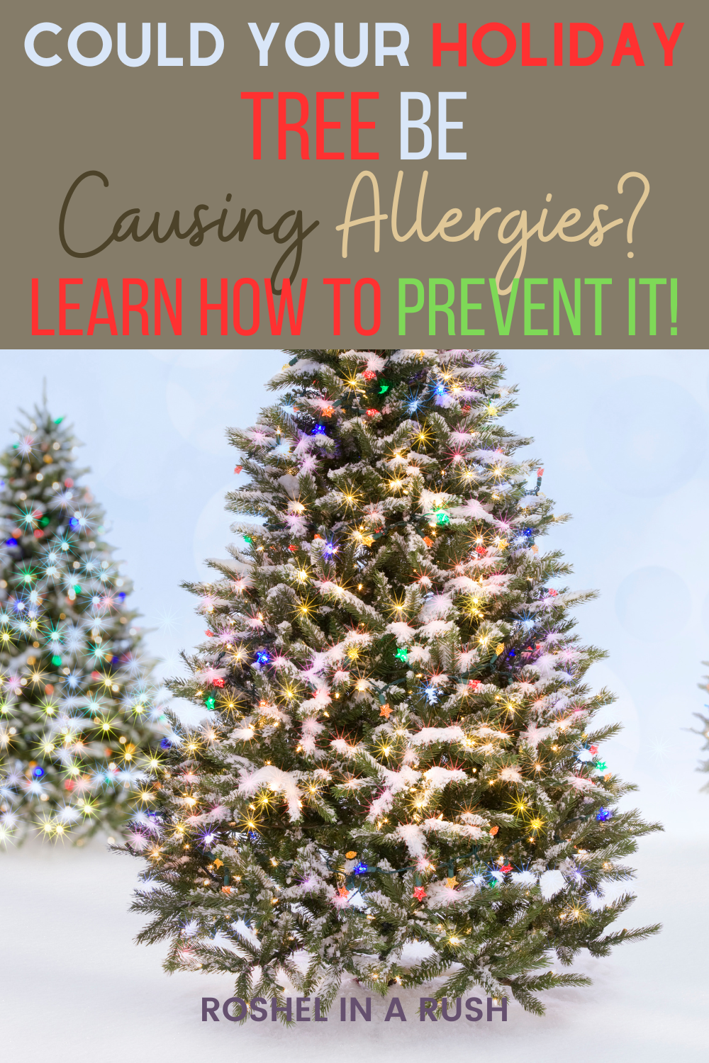 Could Your Holiday Tree Be Causing Allergies