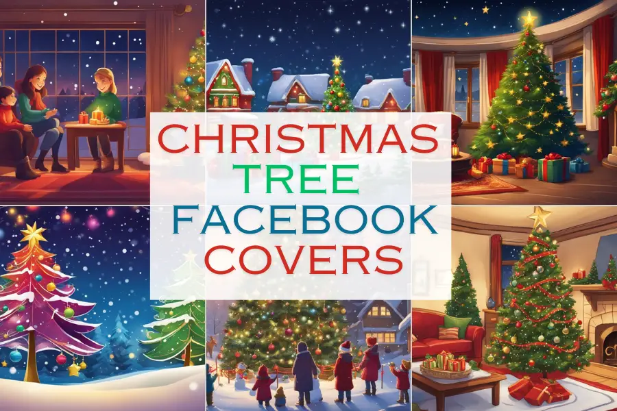 christmas tree facebook cover