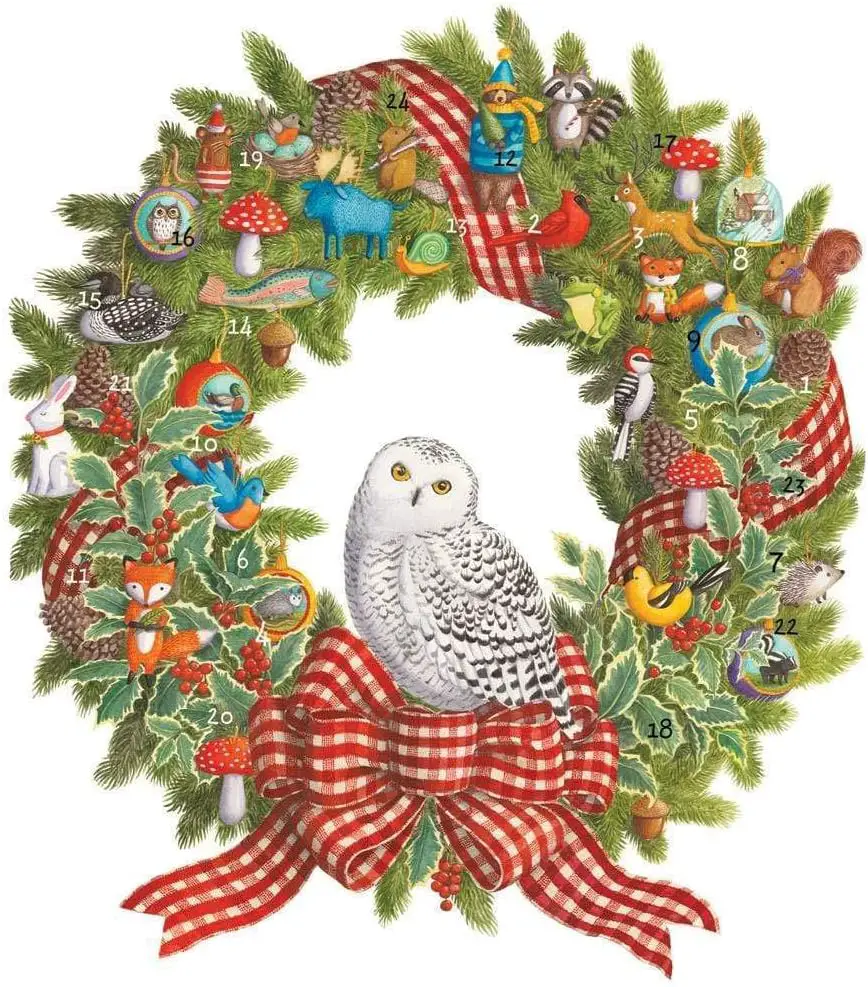 wreath advent calendar