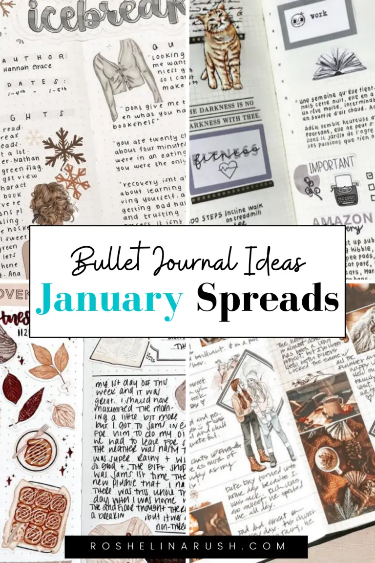 21 Best January Bullet Journal Page Ideas For Students