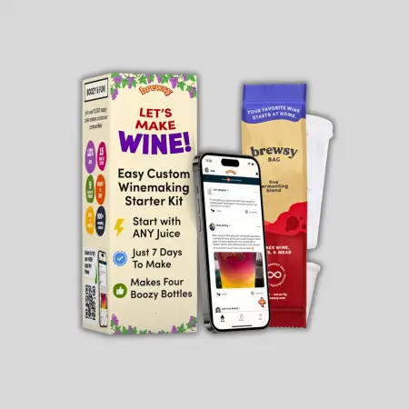 Brewsy Starter Kit for Wine Making