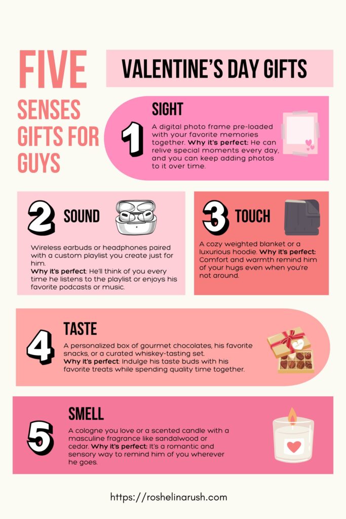 Valentines Day Gift 5 Senses Gifts for Guys