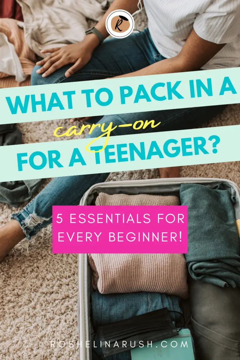 what to pack in a carry on for a teenager