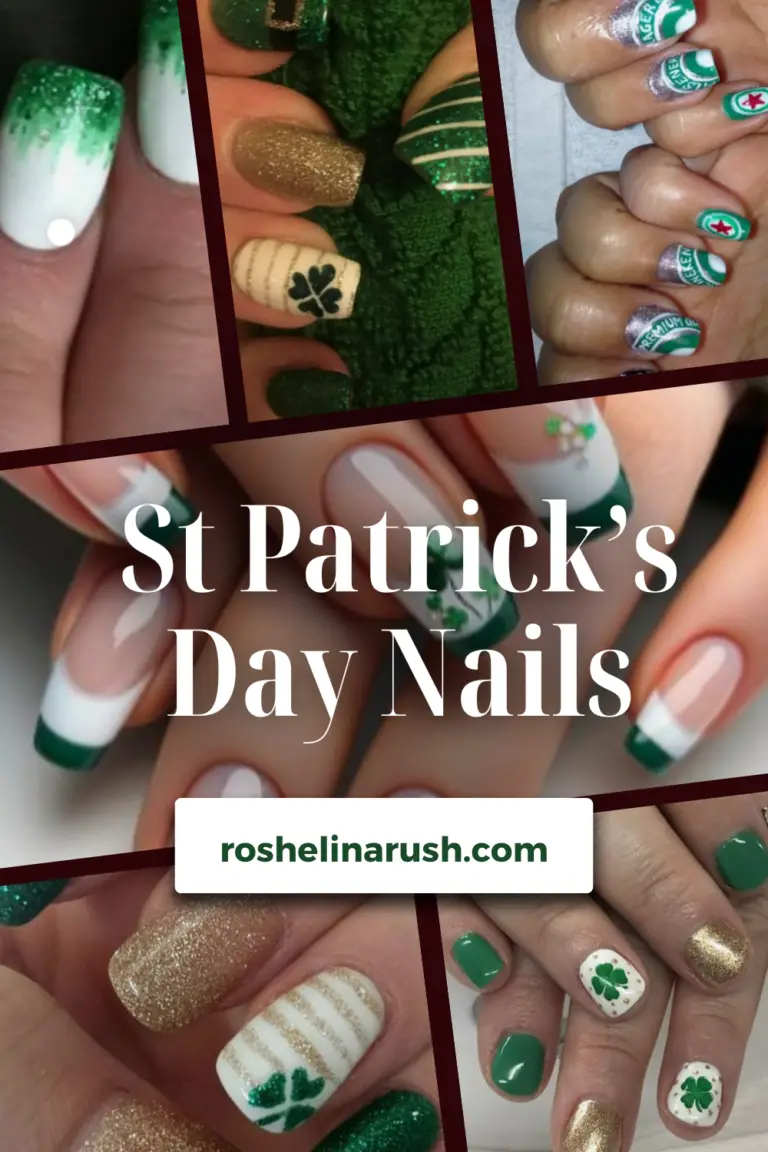 29 Lucky St Patricks Day Nails That’ll Make You Green with Envy