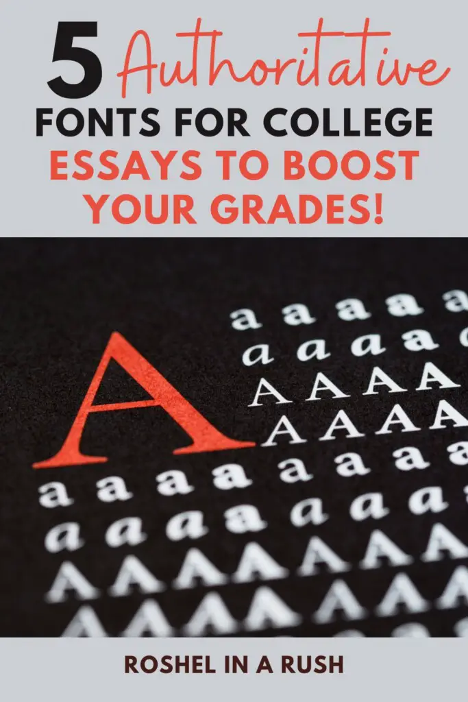 Best Font for College Essays