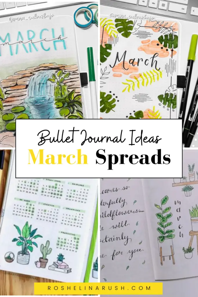 Best March Bullet Journal Page Ideas for Students