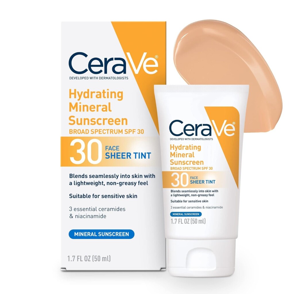 CeraVe Hydrating Mineral Sunscreen Sheer Tint SPF 30