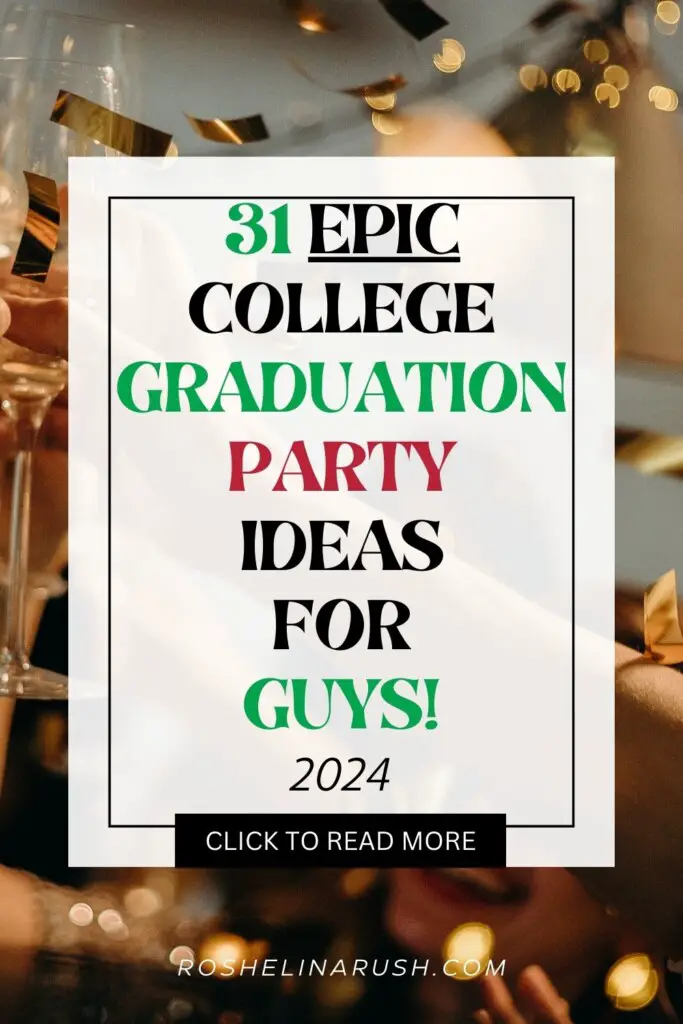 College Graduation Party Ideas For Guys