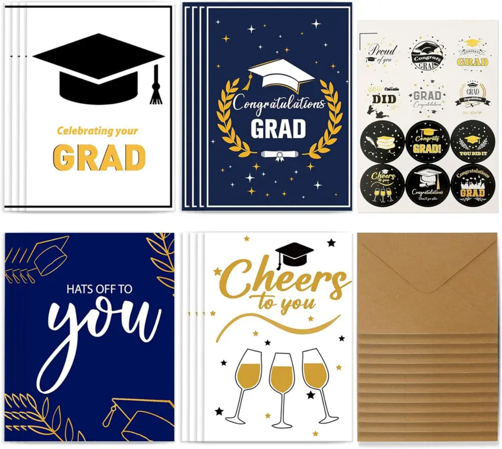 Graduation Cards Bulk with Envelopes
