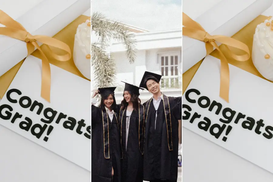 congratulate college graduate