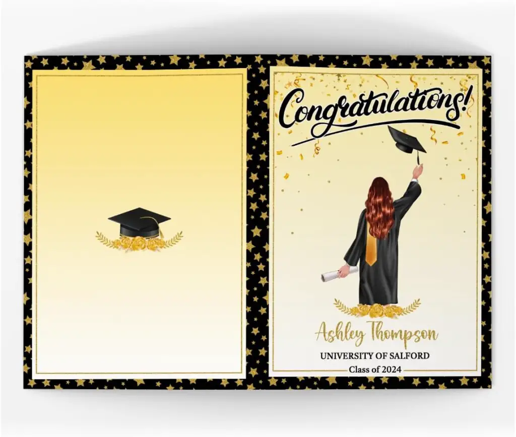 winorax Personalized Graduation Cards