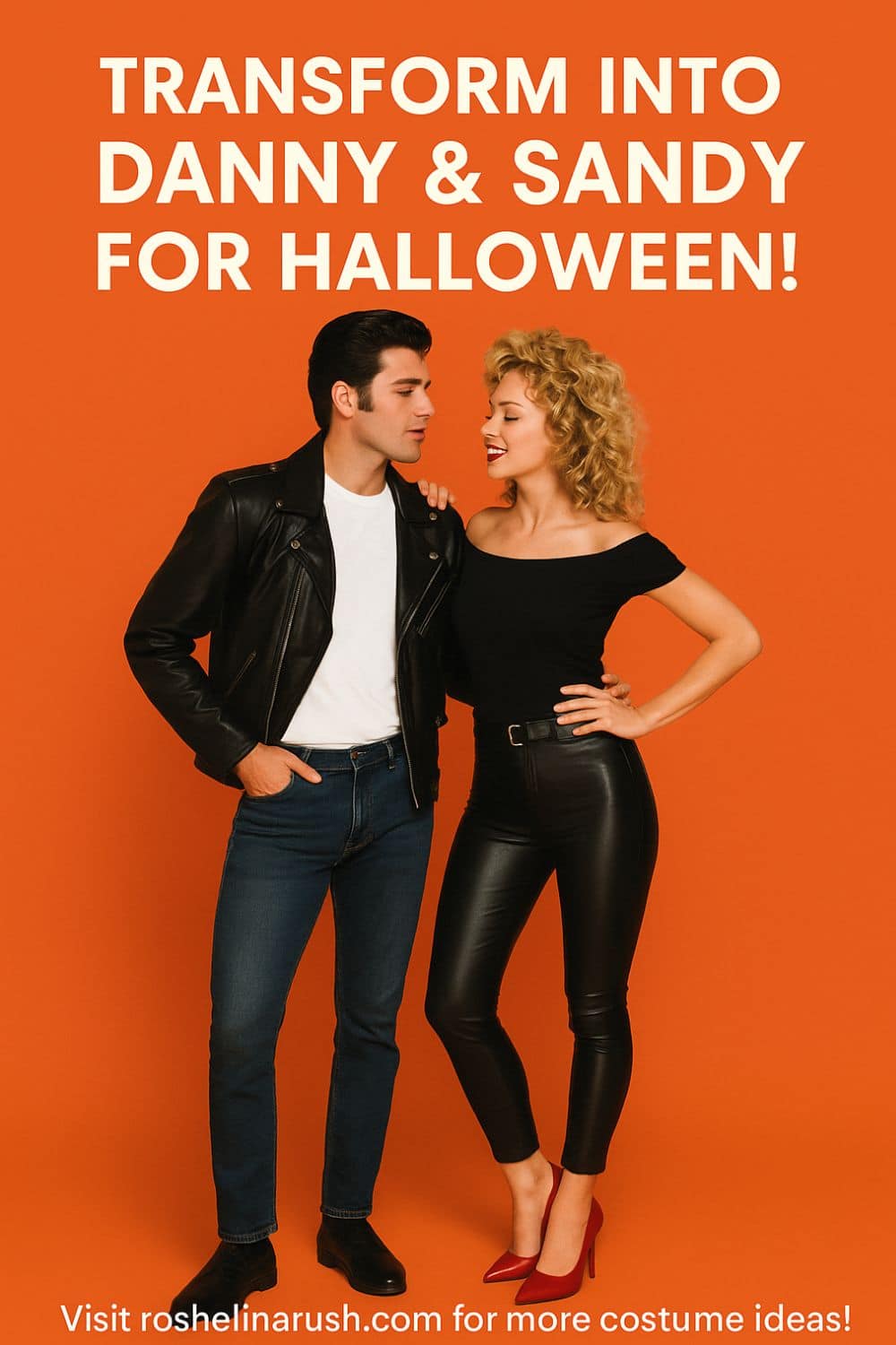 danny zuko and sandy costumes