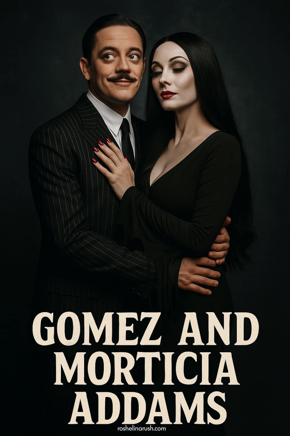 gomez and morticia addams costume