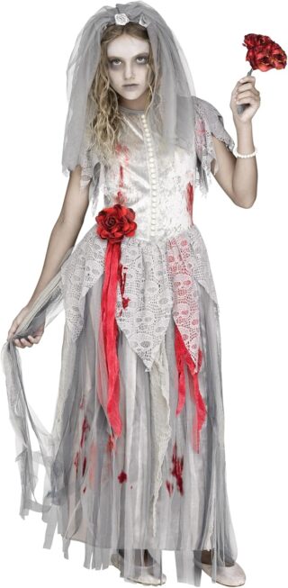 Girls Zombie Bride Costume