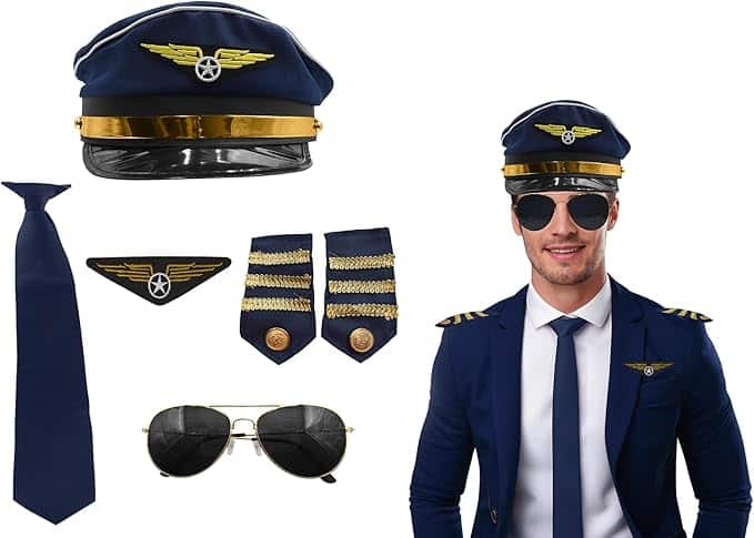 Pilot Costume Men Accessories