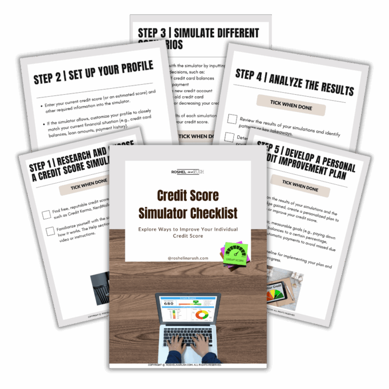 Credit Score Simulator Checklist